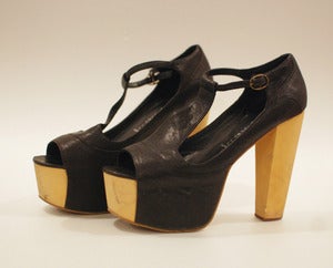 Image of Jeffrey Campbell black foxy 9