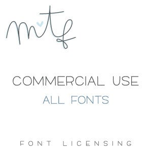 Image of Commercial Use :: All Fonts