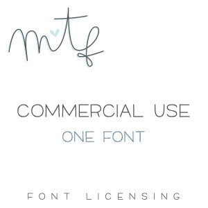 Image of Commercial Use :: One Font