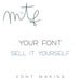 Image of Your Font :: Sell it Yourself