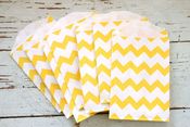 Image of Small Yellow Chevron Sacks