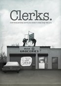 Image of Clerks print by Domanic Li