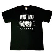 Image of WAX TRAX! T-SHIRT/ Vintage Bolt Logo