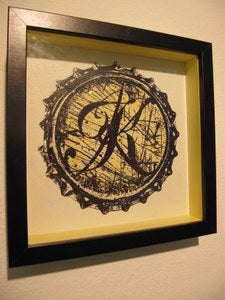 Image of Demon Thirst K Gold Mixed Media on Canvas by K-GUY
