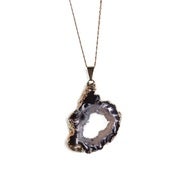 Image of Geode Slice Necklace