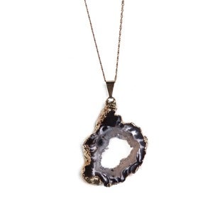 Image of Geode Slice Necklace