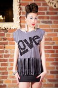 Image of BIG LOVE Fringe Top
