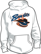 Image of Chicago Bandits Logo Hoodie (White)
