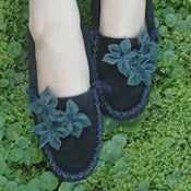 Image of Navy & Denim Tiger Lily Moccasin