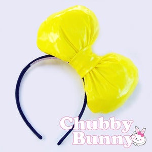 Image of Not-So-Mellow Yellow Vinyl Bow