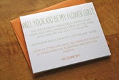 Image of Flower Girl Card