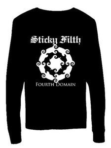 Image of Sticky Filth - Fourth Domain Long Sleeve T-Shirt