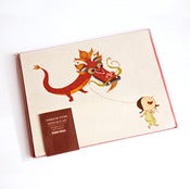 Image of My Dragon Balloon and the Lucky Moon 4-card set