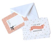 Image of Cartes Anniversaire FILLE 