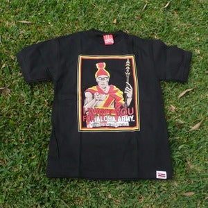 Image of ALOHA ARMY KING KAM BLACK