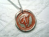 Image of Terra Cotta Seal Pendant Necklace