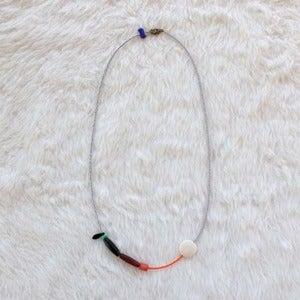 Image of Asymmetrical Beaded Necklace