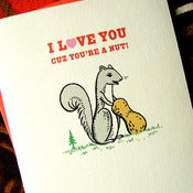 Image of "Nutty" Greeting Card