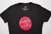 Image of Retro Mens Charcoal Heathered Tee