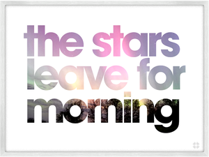Image of The Stars Leave For Morning Print