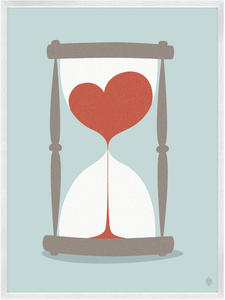 Image of Our Love Is An Hourglass Print