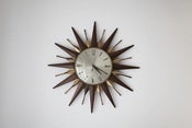 Image of 1960s Metamec sunburst wall clock