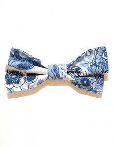 Image of Blue Floral Bow