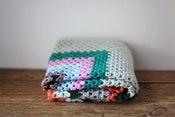 Image of 1970/80s crocheted coloured blanket #1 {SOLD}
