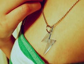 Image of Acrylic Bolt Necklace