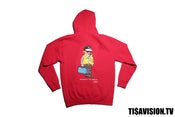 Image of TI$A BLUE MCM BEAR HOODIE