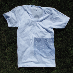 Image of BRUONIS MAZE VEE - WHITE/ROYAL