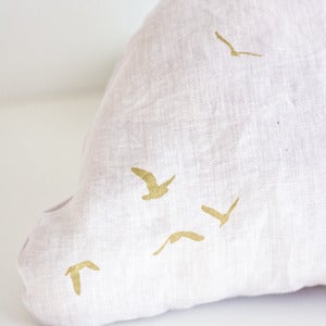 Image of Cloud Cushion - Grey-Lavender