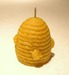 Image of Molded Beeswax Skep Candle