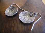 Image of Hammered Disks Earrings