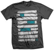 Image of "Lines" Charcoal Tee