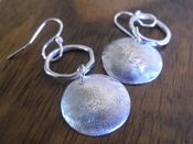 Image of Moon Dangle Earrings
