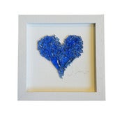 Image of Signed Sky Blue Pâte de verre Frame