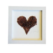 Image of Signed Dusky Pink Pâte de verre Frame