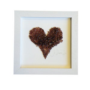 Image of Signed Dusky Pink Pâte de verre Frame