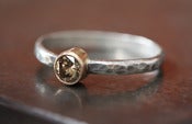 Image of Chocolate Diamond Stacking RIng 