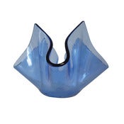 Image of Sky Blue Mini Handkerchief Vase