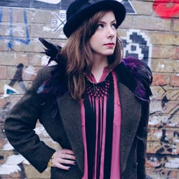 Image of Long Black Tassel Chain Necklace
