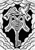 Image of Love Is The Key - Lino Print