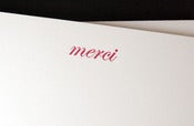 Image of Merci Notecards