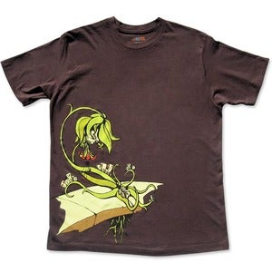 Image of LIFE CYCLES - men’s brown t-shirt