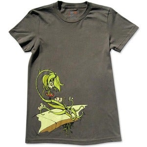 Image of LIFE CYCLES - women’s olive t-shirt