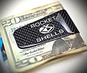 Image of Rocket Shells Carbon Fiber Money Clip