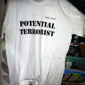 Image of Potential Terrorist Tee