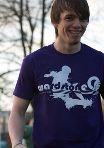 Image of Skater Splash Tee on Purple