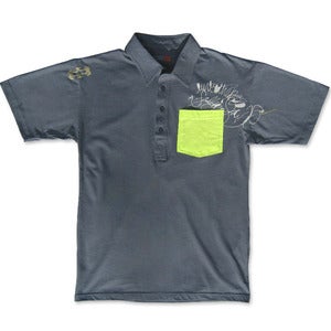 Image of CUBICLE - men’s asphalt polo